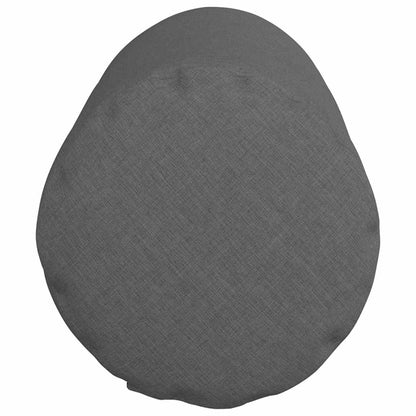 Bolsterkissen 2 Stück Dunkelgrau Ø 25 x 70 cm Stoff