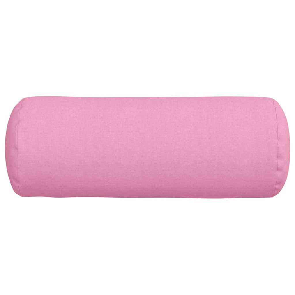 Bolsterkissen 2 Stück Rosa Ø 25 x 70 cm Stoff