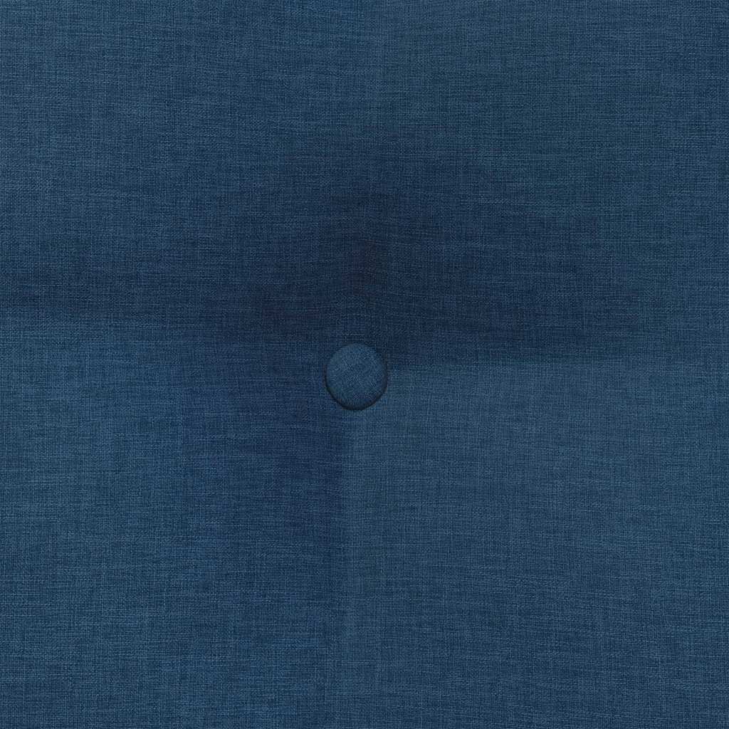 Rücken Kissen Blau 80 x 24 x 50 cm Stoff