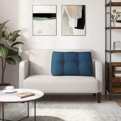 Rücken Kissen Blau 80 x 24 x 50 cm Stoff