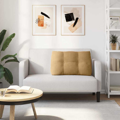 Rückenkissen Braun 80 x 24 x 50 cm Samt