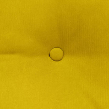 Rückenkissen Gelb 120 x 24 x 50 cm Samt