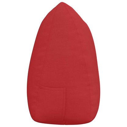 Rücken Kissen Rot 140 x 24 x 50 cm Stoff