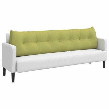 Rücken Kissen Hellgrün 200 x 24 x 50 cm Stoff