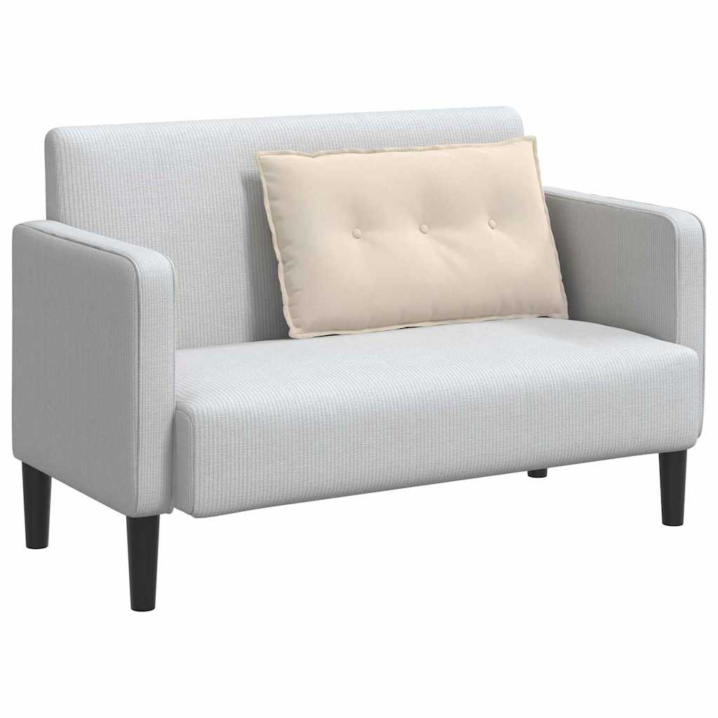 Rückenkissen Beige 80 x 50 cm Mikrofaserstoff