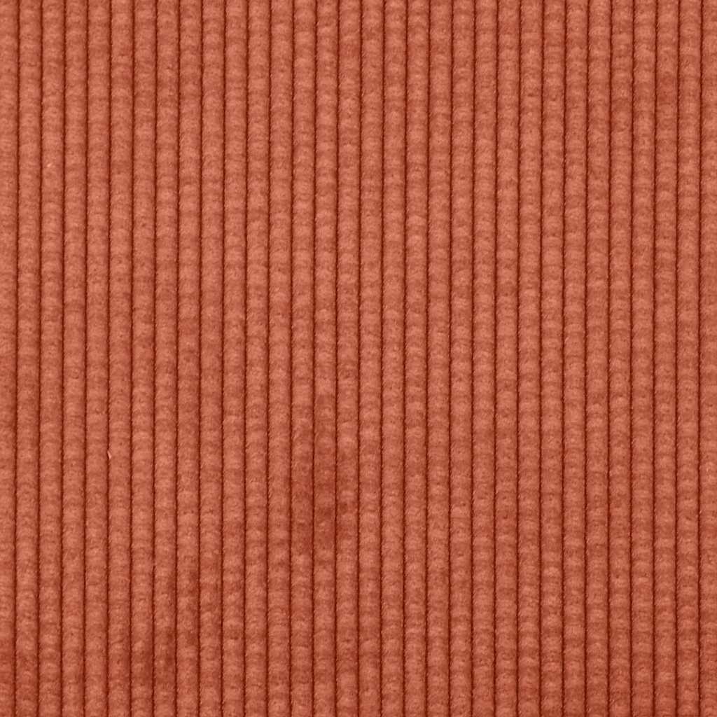 Rückenkissen Rot-Orange 80 x 50 cm Cordstoff