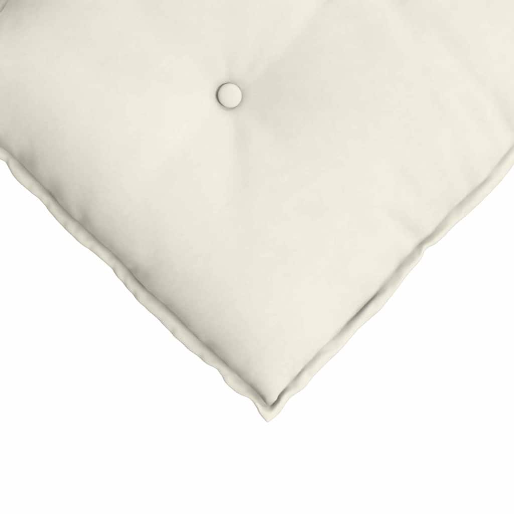 Rückenkissen Creme 100 x 50 cm Cordstoff