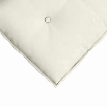 Rückenkissen Creme 100 x 50 cm Cordstoff