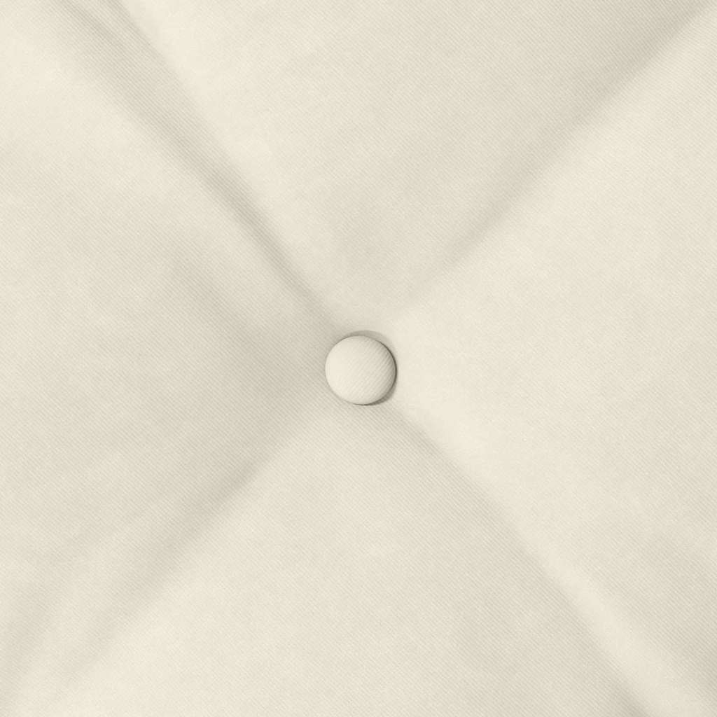Rückenkissen Creme 100 x 50 cm Cordstoff