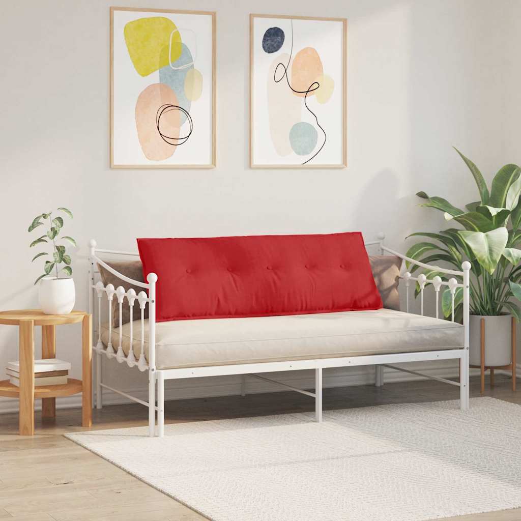 Rückenkissen Rot 140 x 19 x 50 cm Stoff