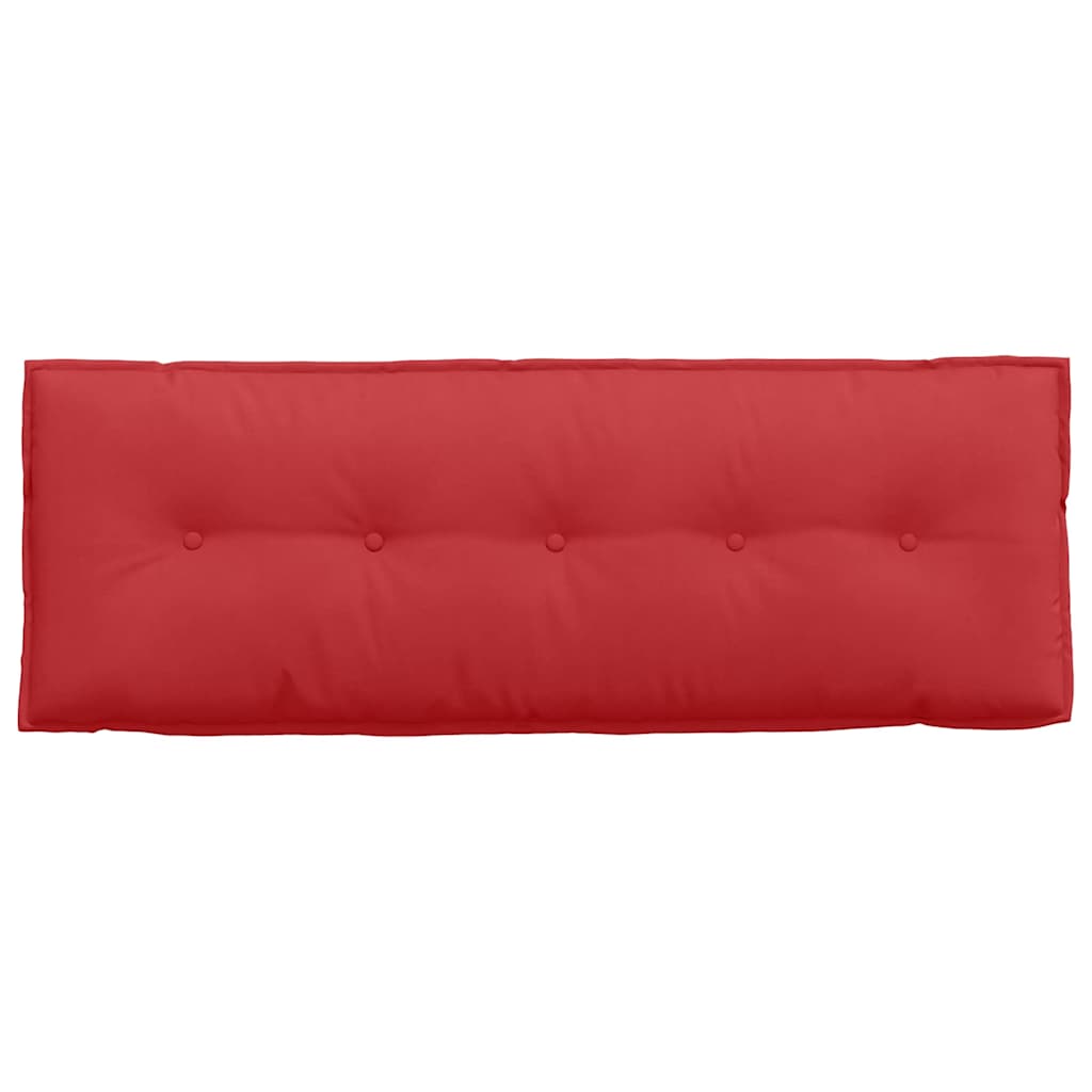 Rückenkissen Rot 140 x 19 x 50 cm Stoff