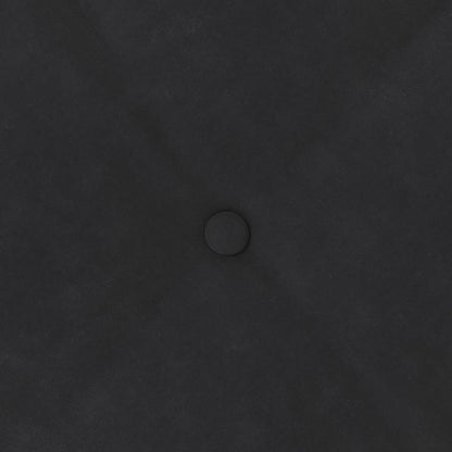 Rückenkissen Schwarz 180 x 50 cm Cordstoff