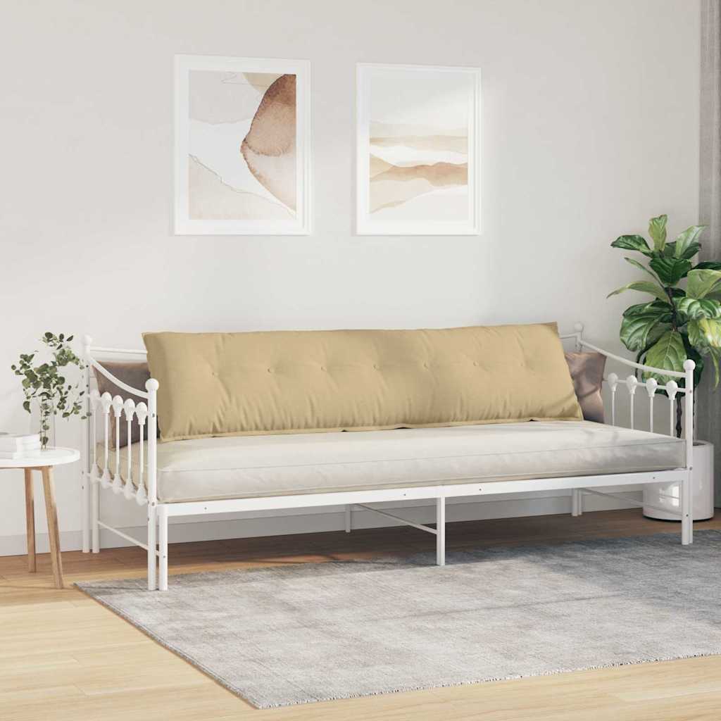 Rückenkissen Grau-Grün 200 x 50 cm Cordstoff