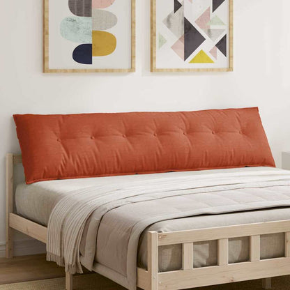 Rückenkissen Rot-Orange 200 x 50 cm Cordstoff