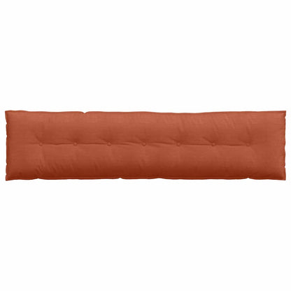 Rückenkissen Rot-Orange 200 x 50 cm Cordstoff