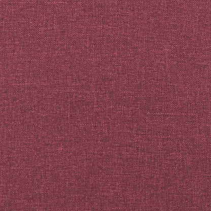Rückenkissen Weinrot 45 x 20 x 35 cm Stoff