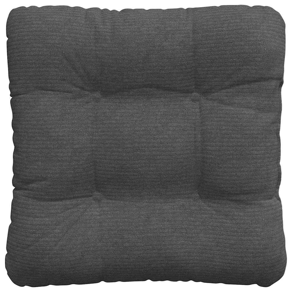 Sitzkissen 4 pcs Dunkelgrau 45 x 45 cm Cordstoff