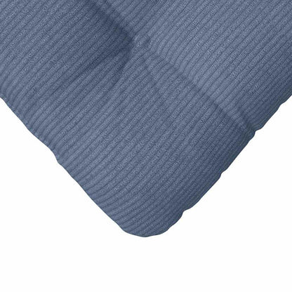 Sitzkissen 4 pcs Blau 45 x 45 cm Cordstoff