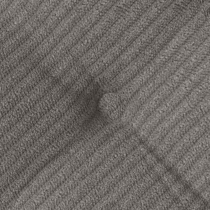 Sitzkissen 4 pcs Hellgrau 40 x 40 x 6 cm Cordstoff