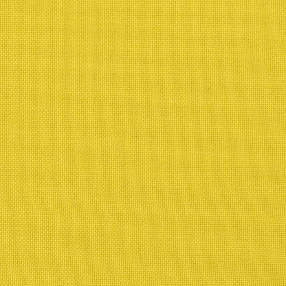 Sitzkissen 4 pcs Helles Gelb 40 x 40 x 3 cm Stoff