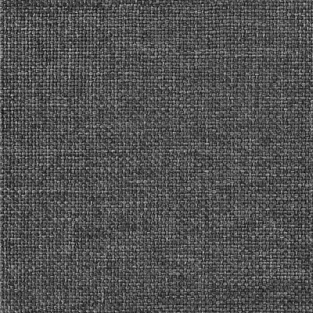 Bettgestell mit gepolstertem Kopfteil Dunkelgrau 135 x 190 cm