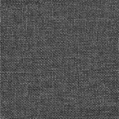 Bettgestell mit gepolstertem Kopfteil Dunkelgrau 135 x 190 cm