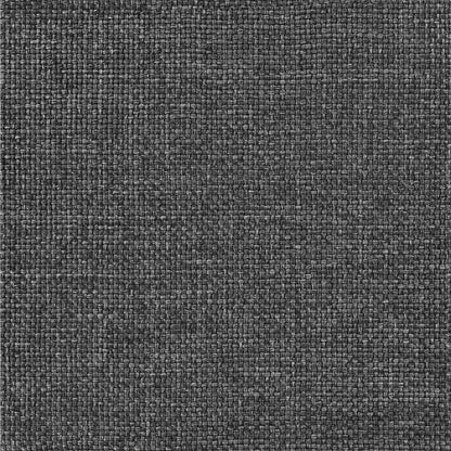 Bettgestell mit gepolstertem Kopfteil Dunkelgrau 100 x 200 cm