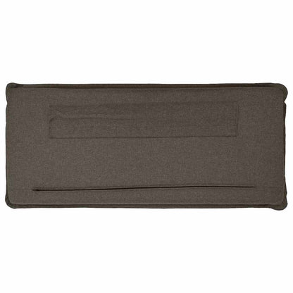 Gepolstertes Kopfteil Natürlich und Hellgrau 140 cm