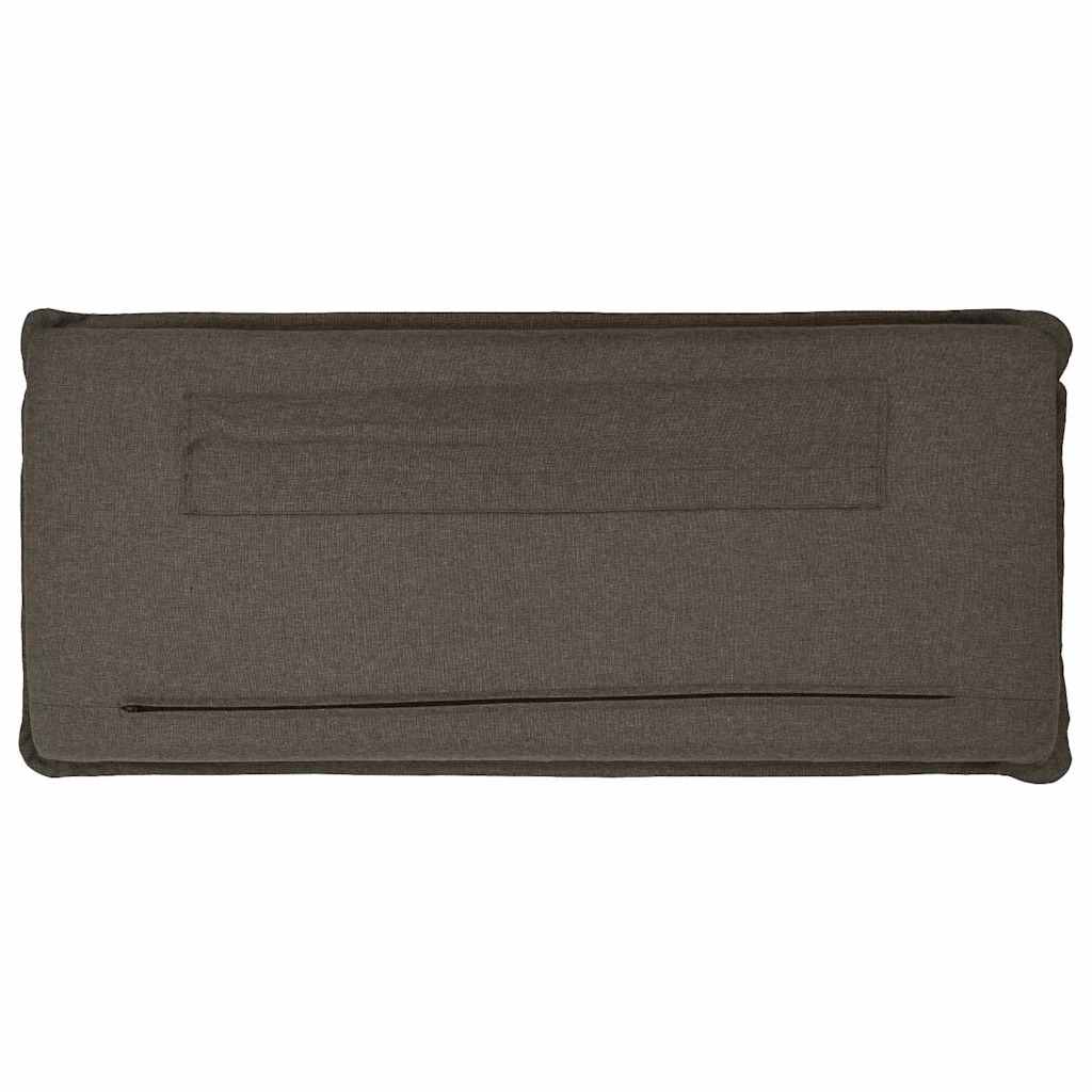 Gepolstertes Kopfteil mit Kopfteil Natürlich und Hellgrau 80 cm