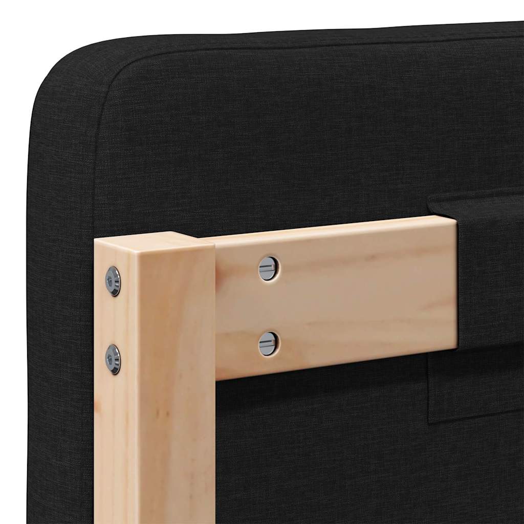 Gepolstertes Kopfteil mit Kopfteil Braun und Schwarz 135 cm