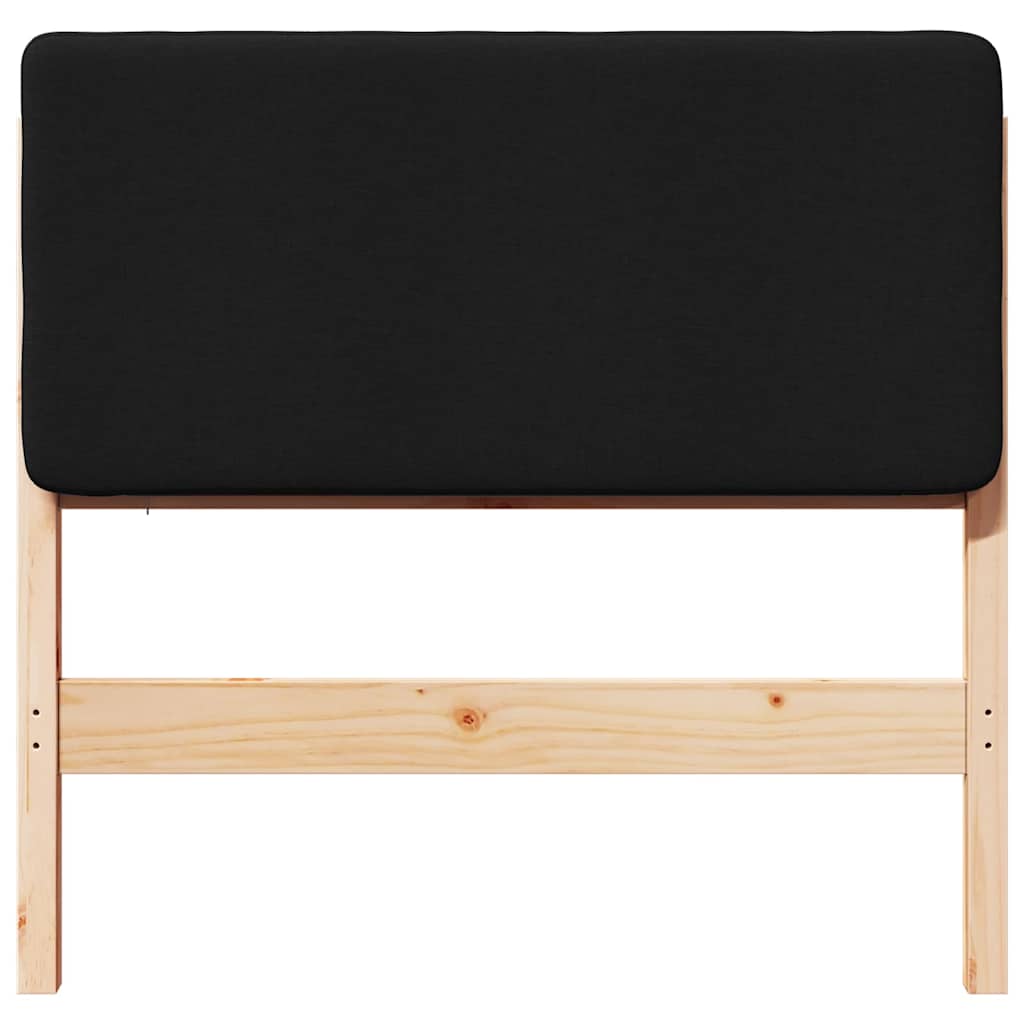 Gepolstertes Kopfteil mit Kopfteil Braun und Schwarz 80 cm