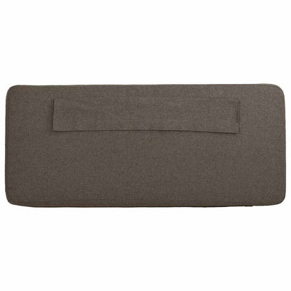 Gepolstertes Kopfteil mit Kopfteil Braun und Taupe 80 cm