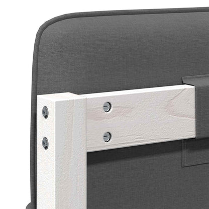 Gepolstertes Kopfteil mit Kopfteil Weiß und Hellgrau 160 cm