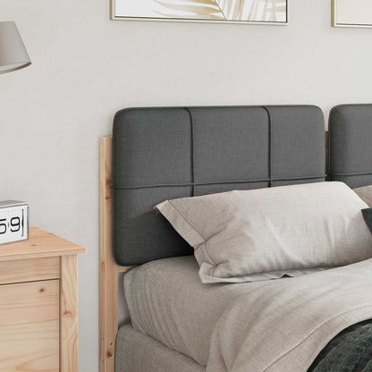 Gepolstertes Kopfteil mit Kopfteil Braun und Hellgrau 150 cm