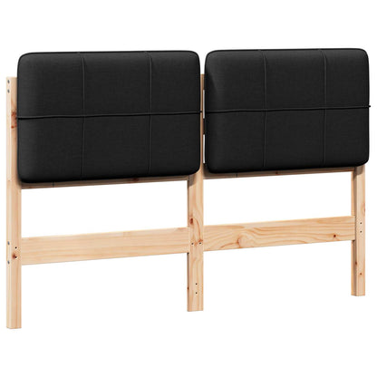 Gepolstertes Kopfteil mit Kopfteil Braun und Schwarz 135 cm