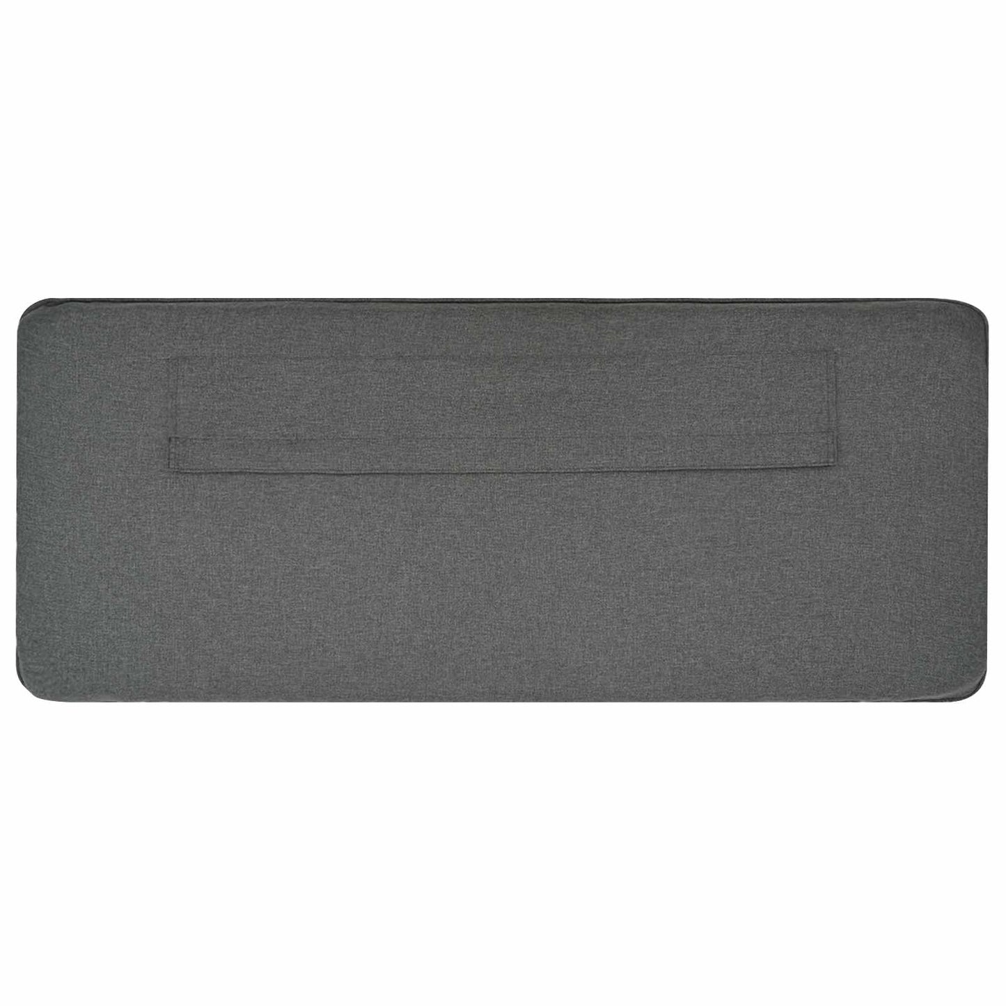 Gepolstertes Kopfteil mit Kopfteil Weiß und Hellgrau 135 cm