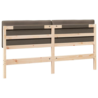 Gepolstertes Kopfteil mit Kopfteil Braun und Taupe 180 cm