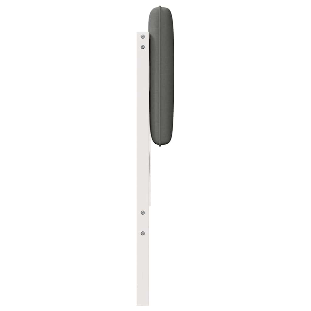 Gepolstertes Kopfteil mit Kopfteil Weiß und Hellgrau 180 cm