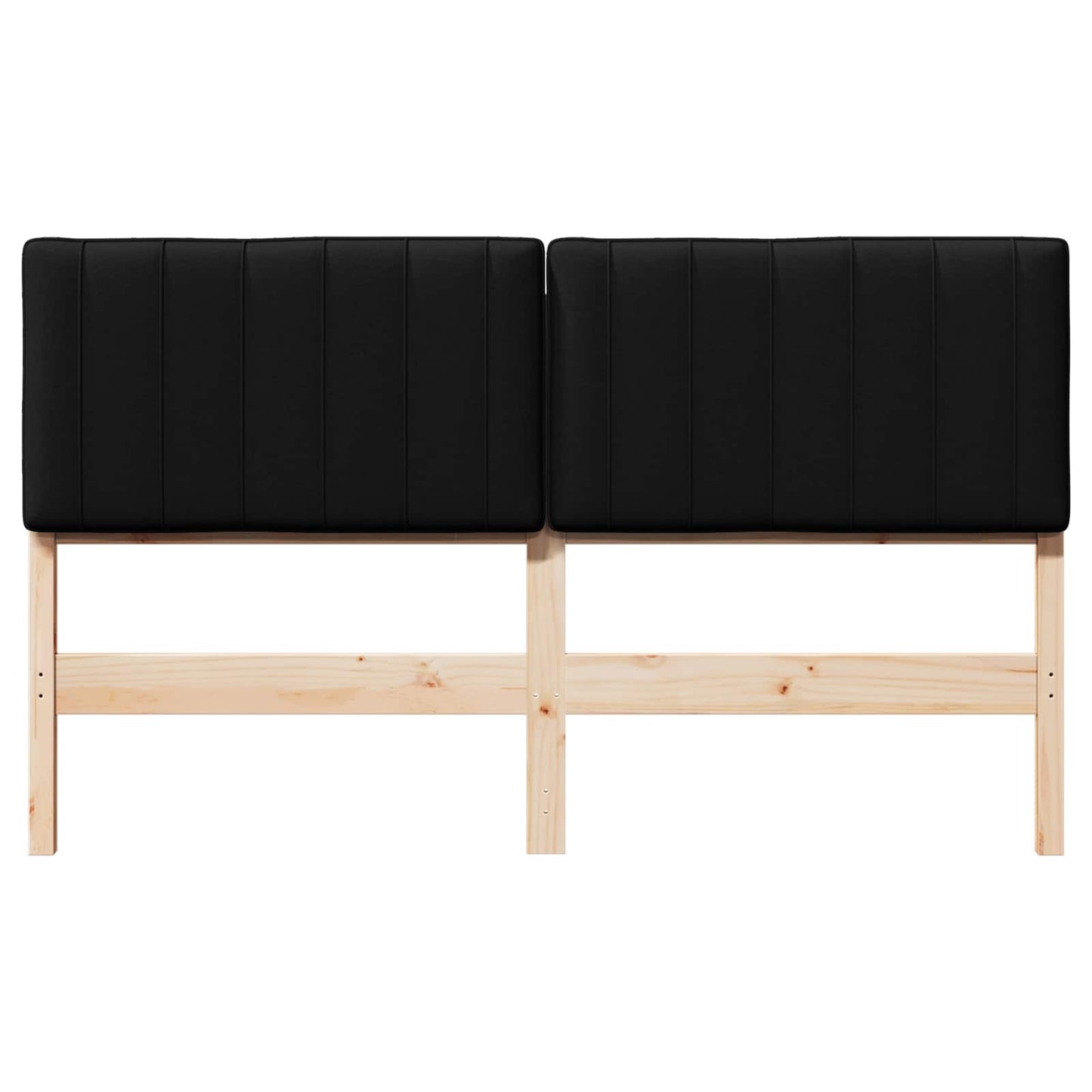 Gepolstertes Kopfteil mit Kopfteil Braun und Schwarz 160 cm