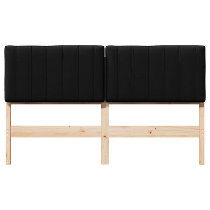 Gepolstertes Kopfteil mit Kopfteil Braun und Schwarz 160 cm