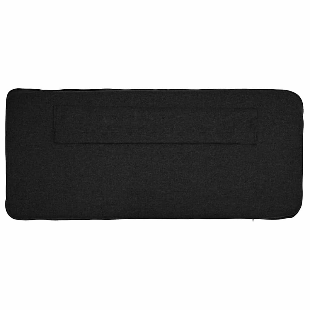 Gepolstertes Kopfteil mit Kopfteil Braun und Schwarz 140 cm