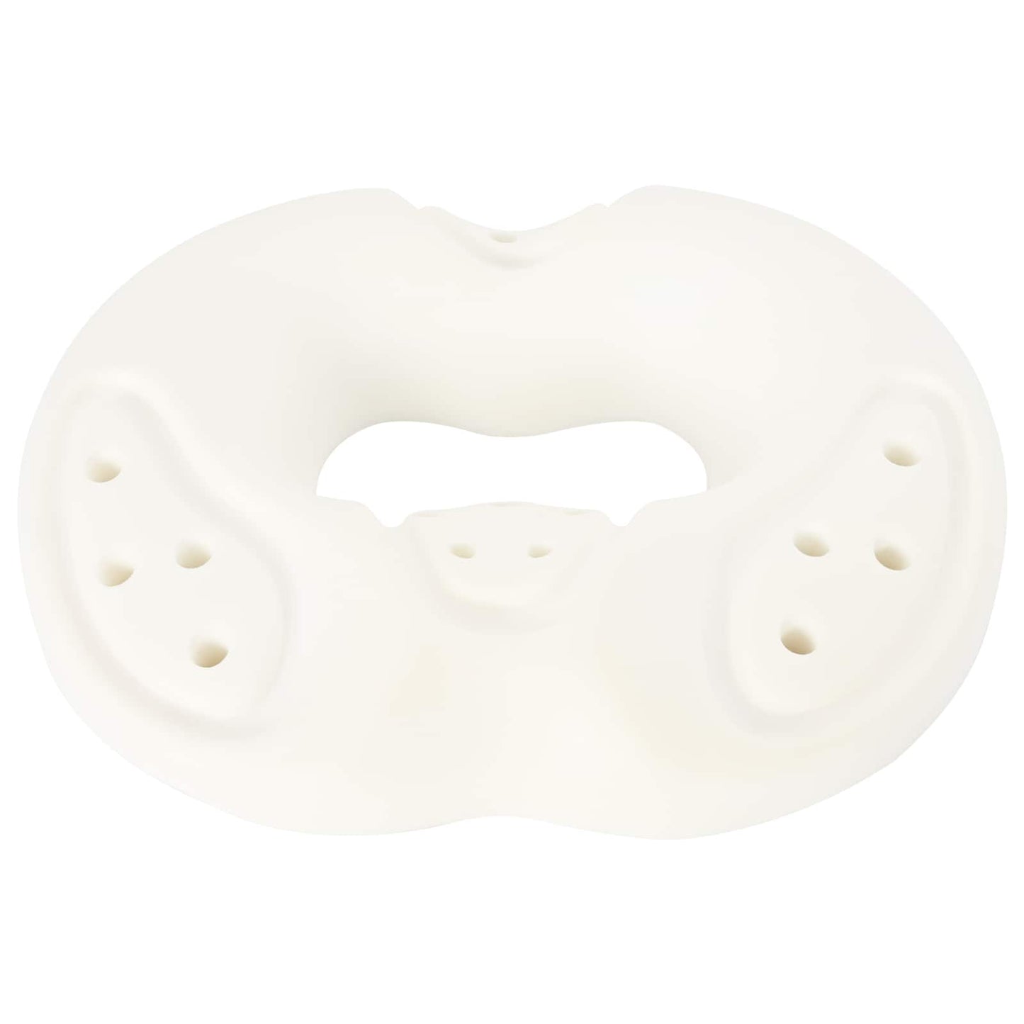 Sitzkissen Einfarbig Hellgrau 42 x 36,5 x 8 cm Viscoschaum