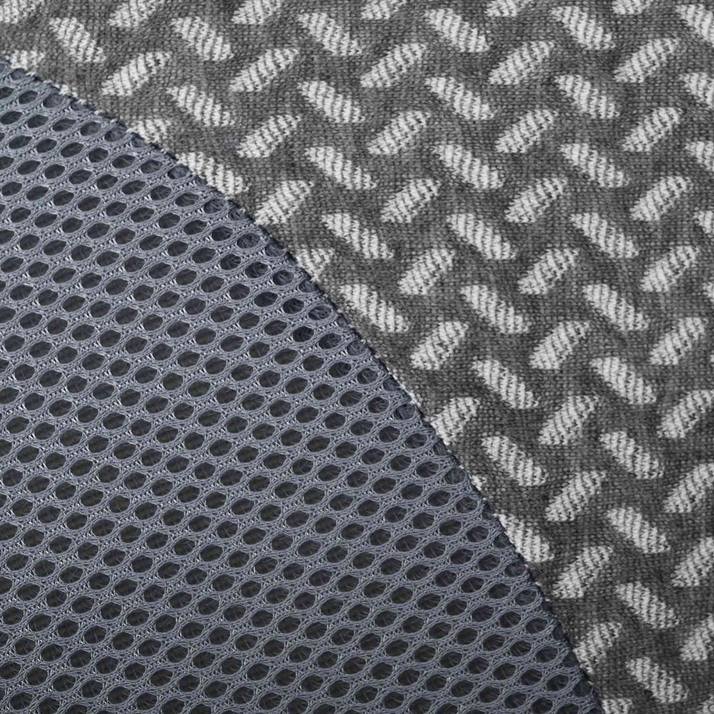 Nackenstützkissen Einfarbig Grau 58 x 36 x 13 cm Viscoschaum