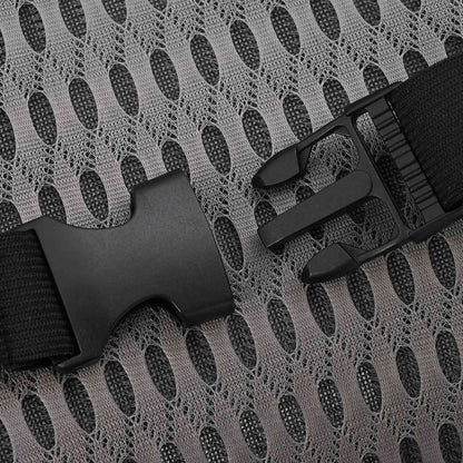 Nackenstützkissen Einfarbig Grau 31 x 22 x 13 cm Viscoschaum