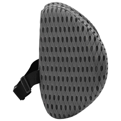 Nackenstützkissen Einfarbig Grau 31 x 22 x 13 cm Viscoschaum