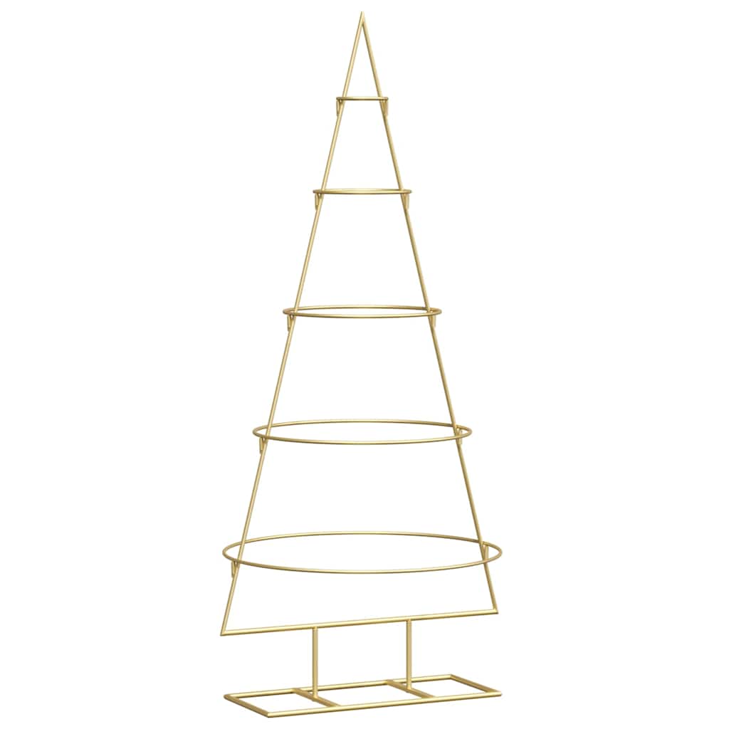Metall Weihnachtsbaum Gold 124,5 cm Pulverbeschichteter Stahl