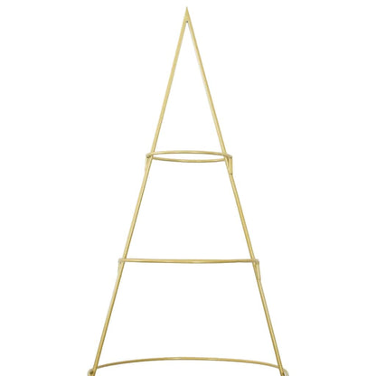 Metall Weihnachtsbaum Gold 209 cm Pulverbeschichteter Stahl