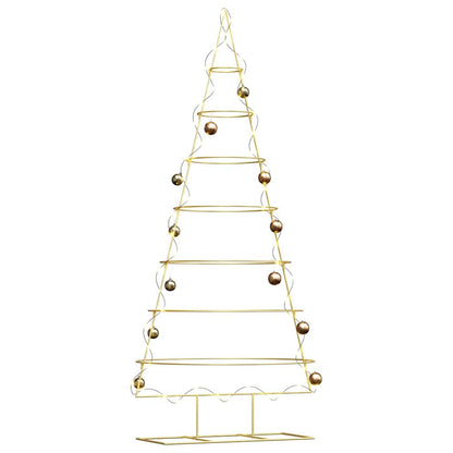 Metall Weihnachtsbaum Gold 209 cm Pulverbeschichteter Stahl