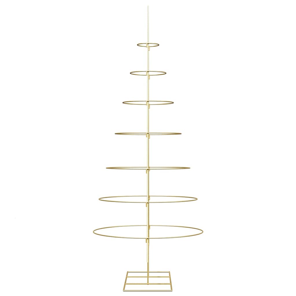 Metall Weihnachtsbaum Gold 209 cm Pulverbeschichteter Stahl