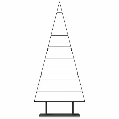 Metall Weihnachtsbaum mit Ständer Schwarz 180 cm Stahl